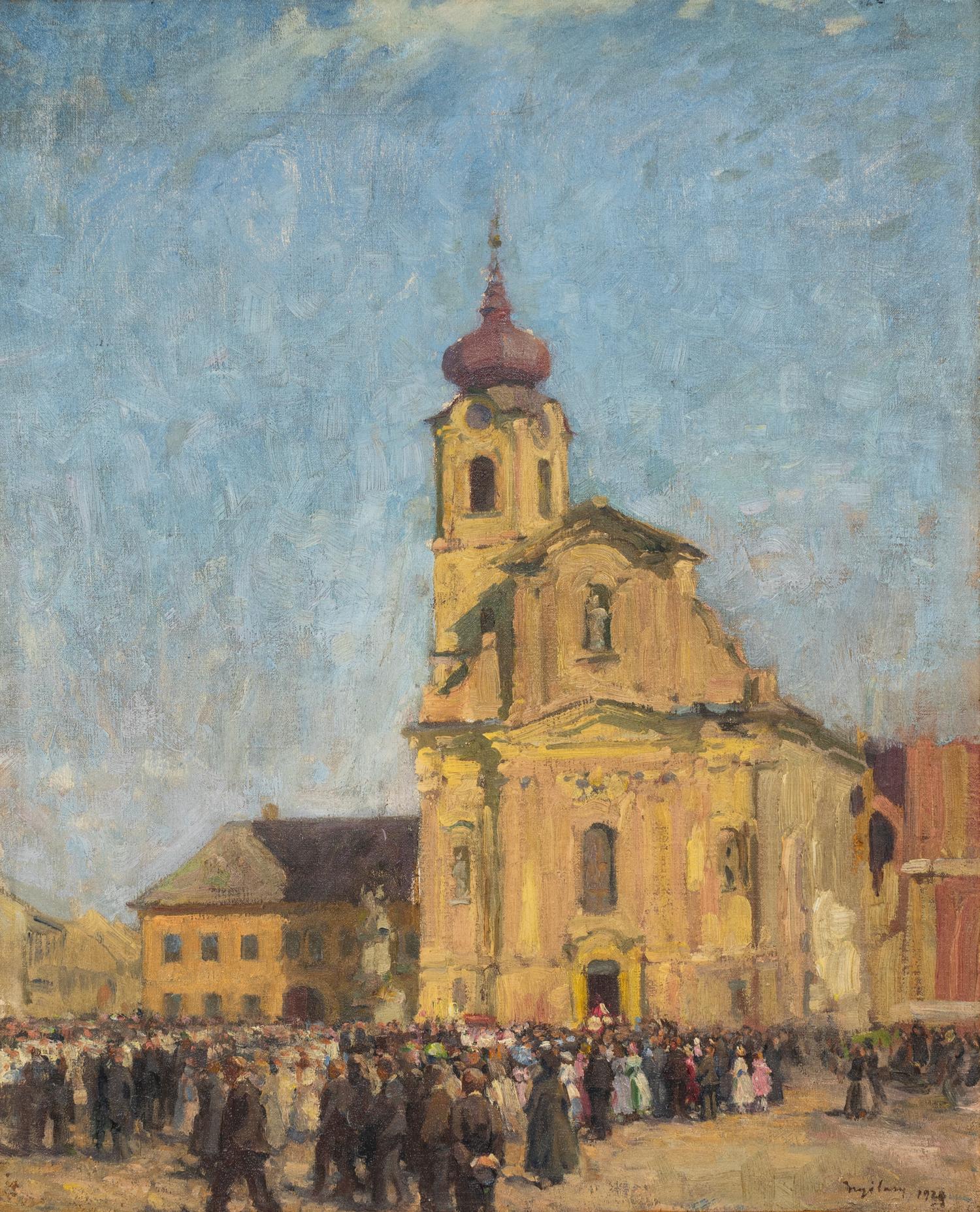 The Church in Tápé, 1929