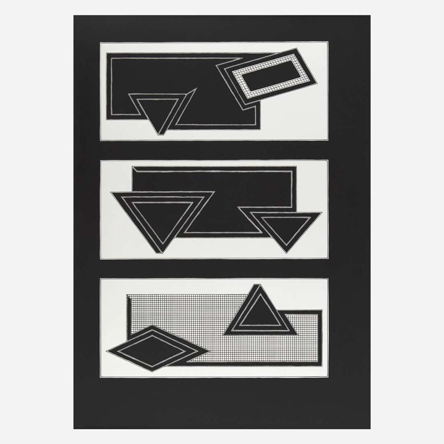 Frank Stella (American, B. 1936) Black Stack (from Stacks)