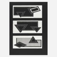 Frank Stella (American, B. 1936) Black Stack (from Stacks)