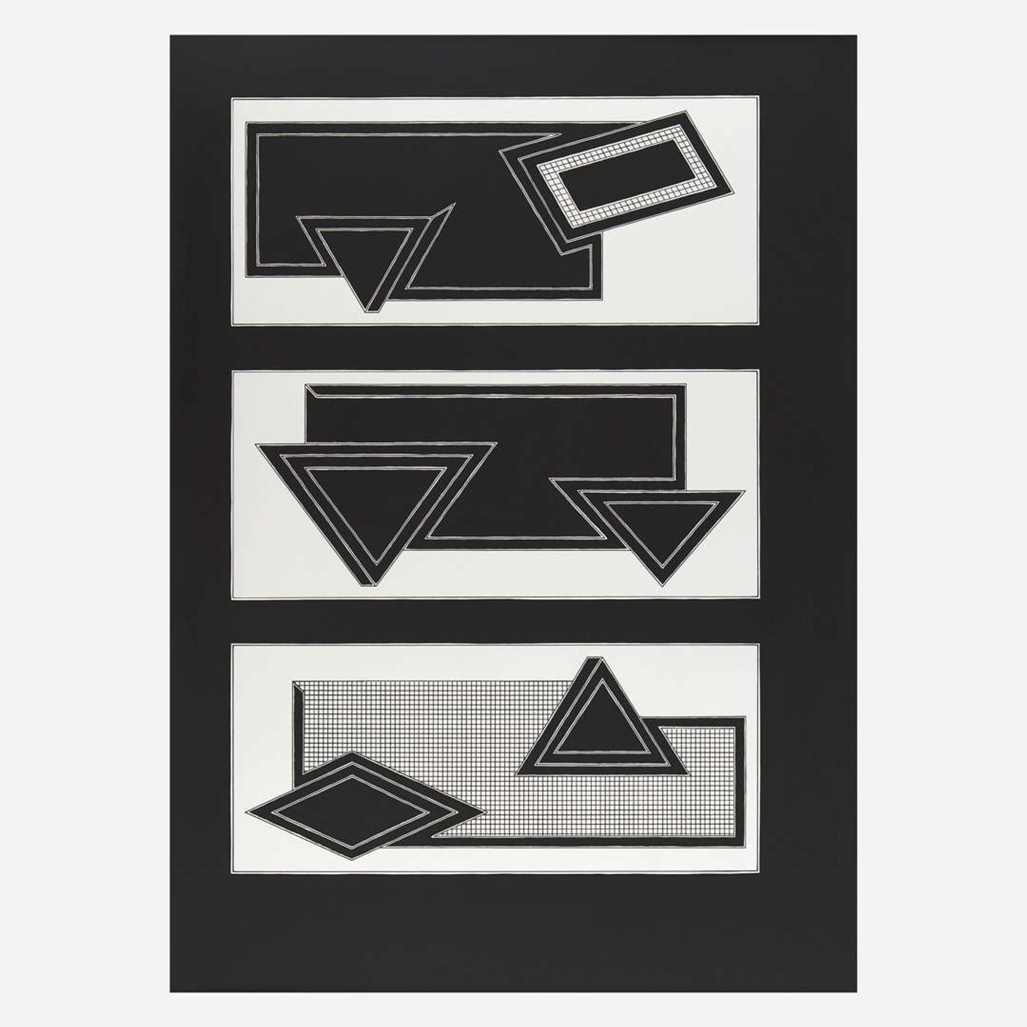 Frank Stella (American, B. 1936) Black Stack (from Stacks)