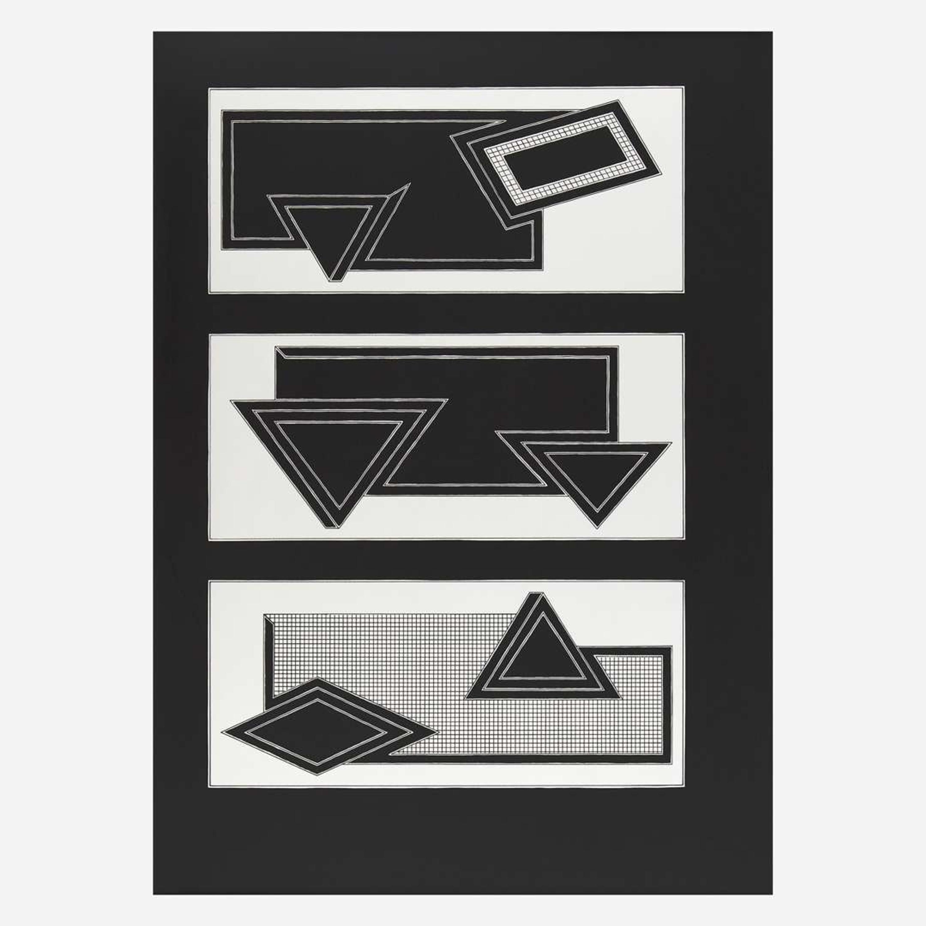 Frank Stella (American, B. 1936) Black Stack (from Stacks)