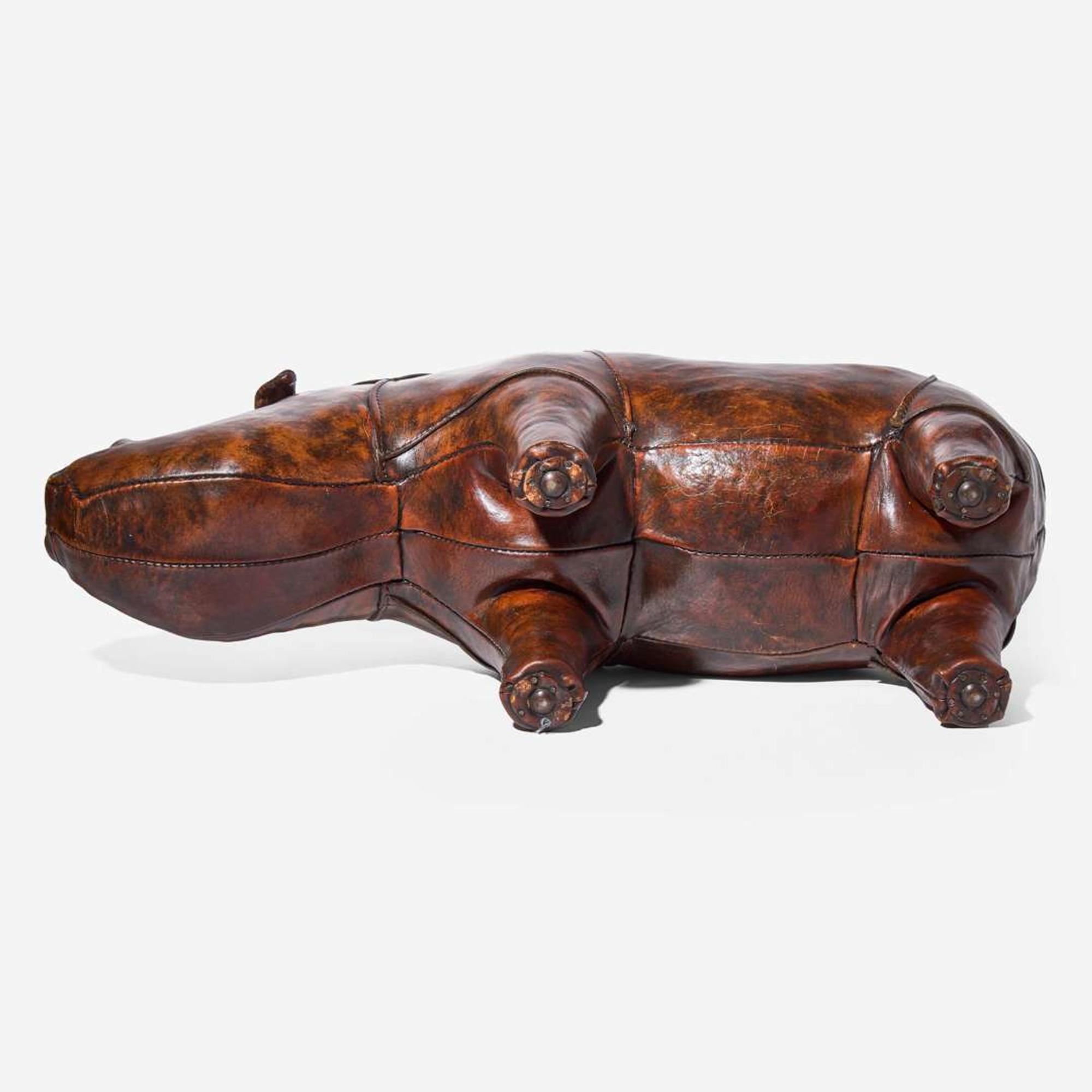 Dimitri Omersa (1927-1985) Rhinoceros Footstool, Omersa & Co., UK, circa 1965