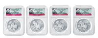 A Group of Eight China 2013 Panda Commemorative 1 oz. Silver Proofs