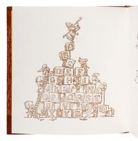 [THORNWILLOW PRESS]. PONTIFELL, Charlotte & Savine. Alphababel: An Illustrated Tower of Languabets . [Newburgh, NY]: Thornwillow Press, 2001.
