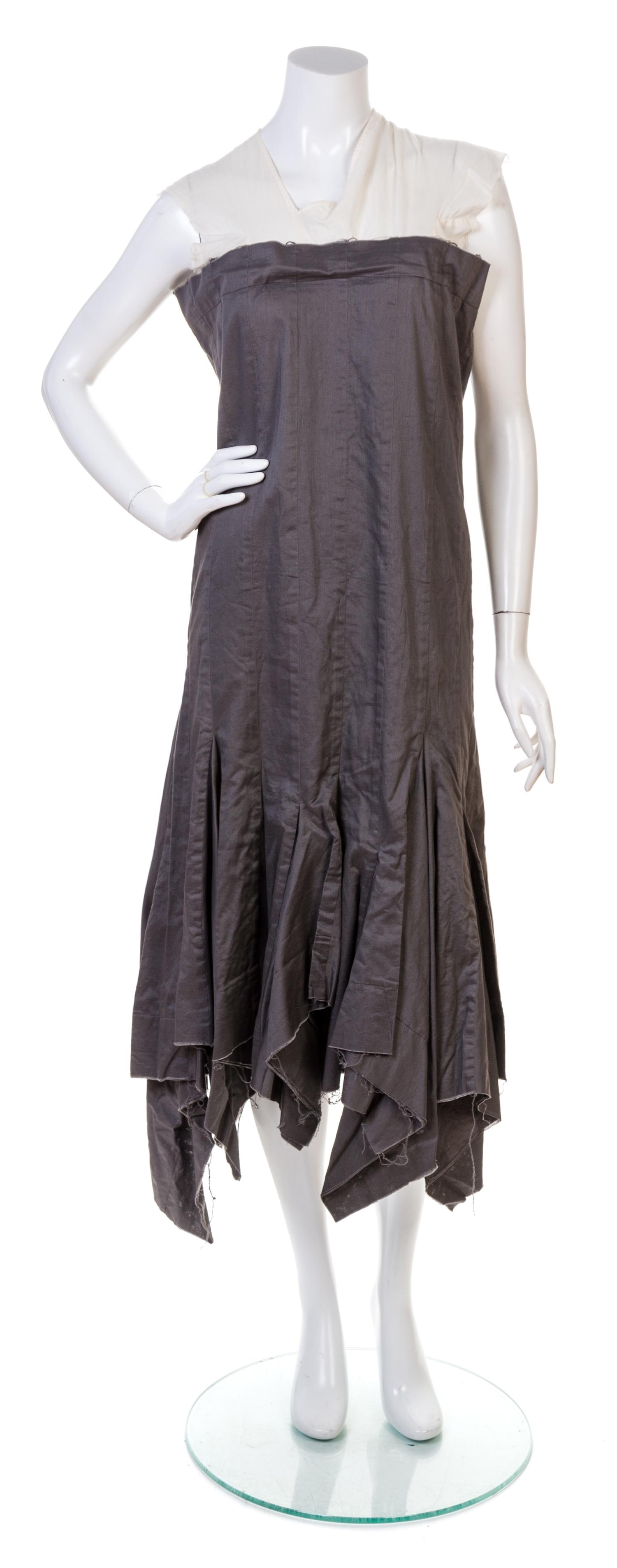 A Comme des Garcons Black Cotton Dress, Size M.