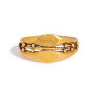 A Roman Gold Double Finger Ring