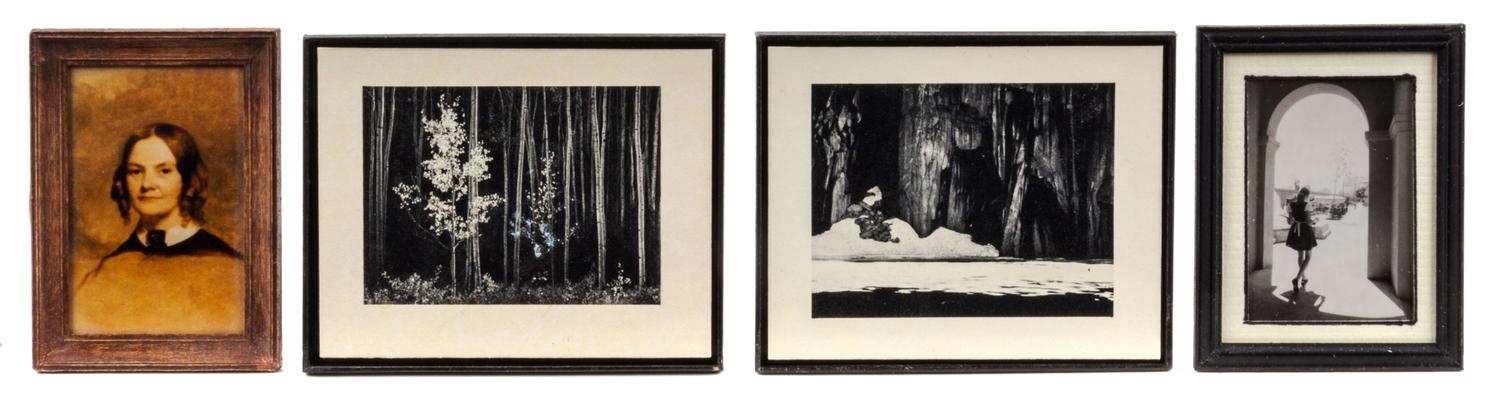 A Group of Four Photographic Prints First 1 9/16 x 2 inches.
