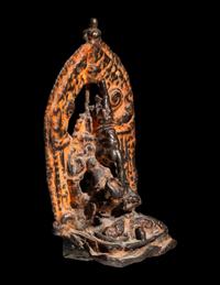 A Nepalese Portable Shrine of Ganesha
