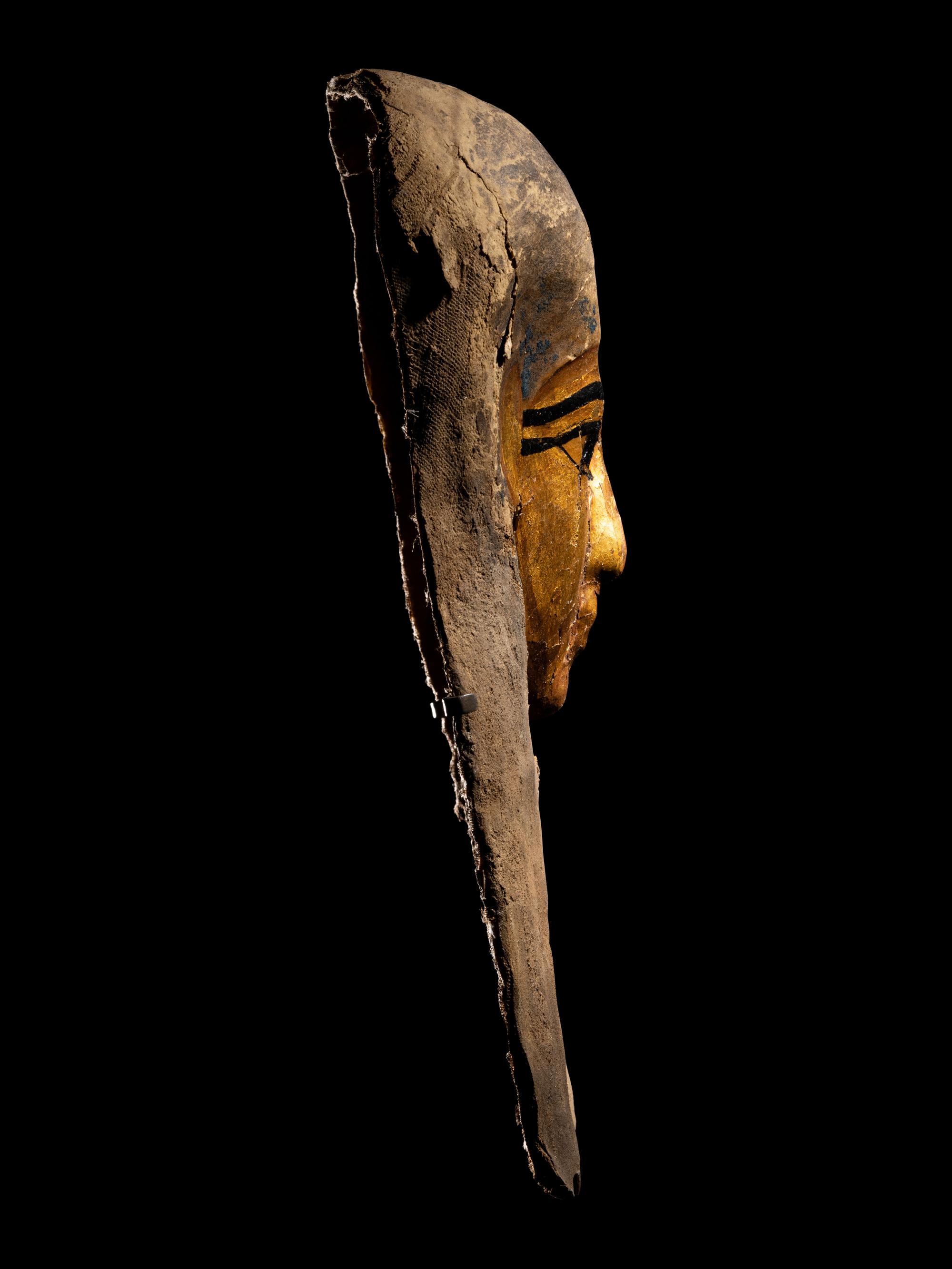 An Egyptian Cartonnage Mummy Mask