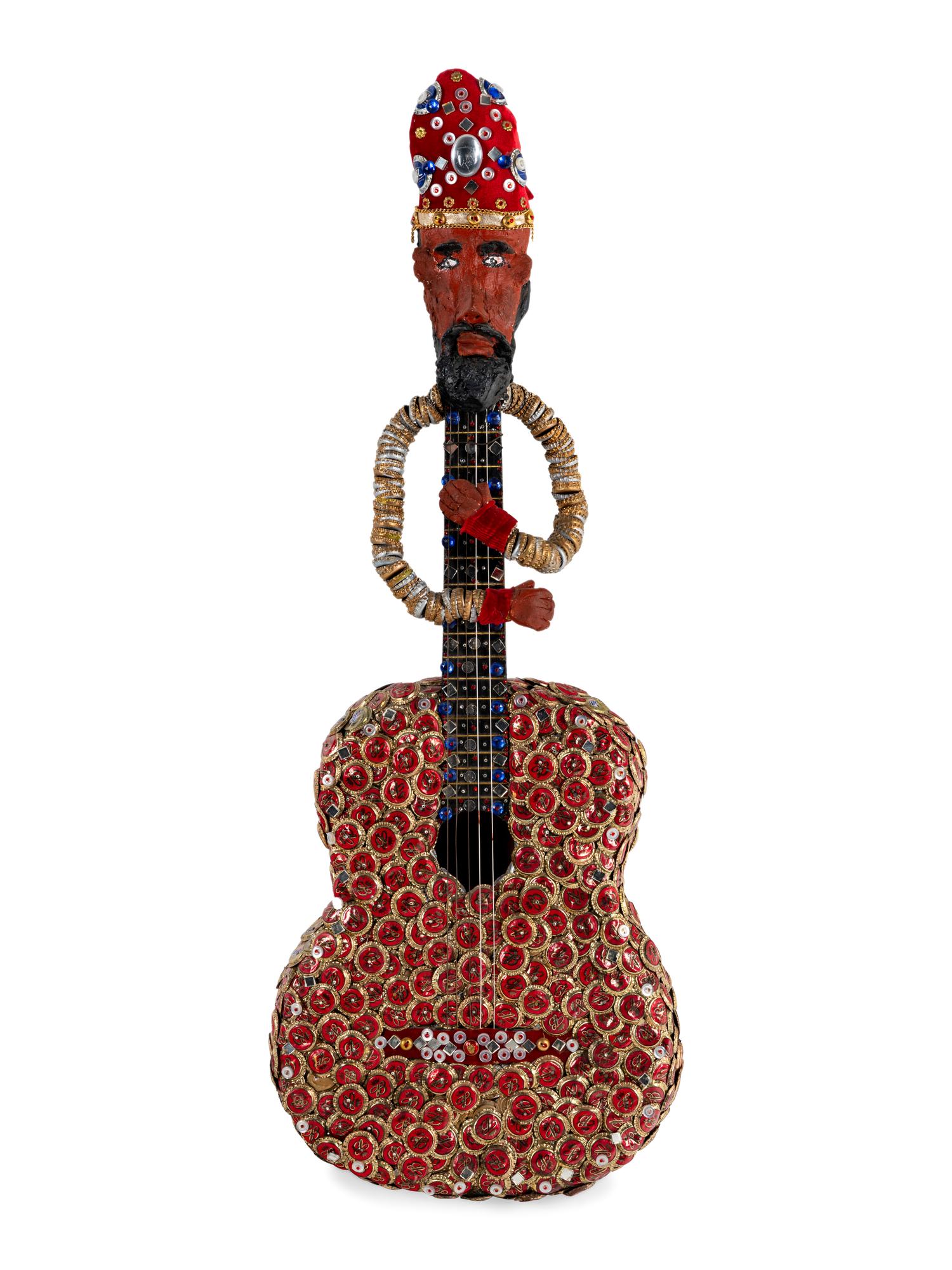 Self Portrait Bottlecap Guitar