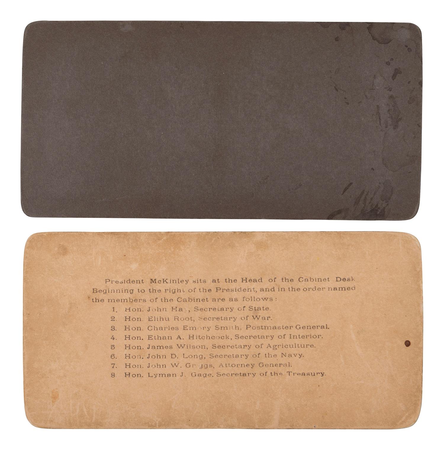 [PRESIDENTS]. A group of photographs and real photo postcards featuring Presidents Theodore Roosevelt, William McKinley, and Calvin Coolidge, comprising: