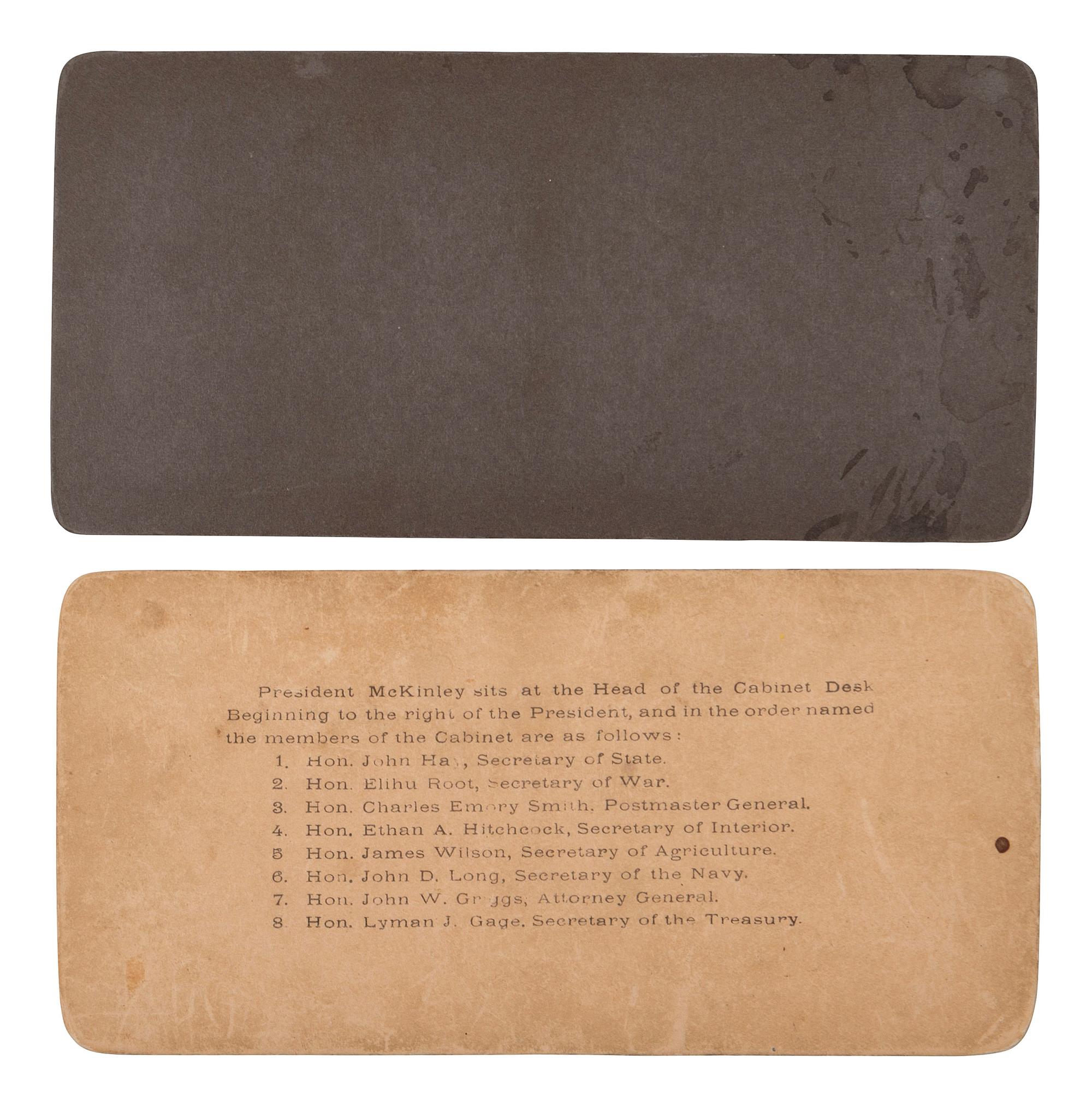 [PRESIDENTS]. A group of photographs and real photo postcards featuring Presidents Theodore Roosevelt, William McKinley, and Calvin Coolidge, comprising: