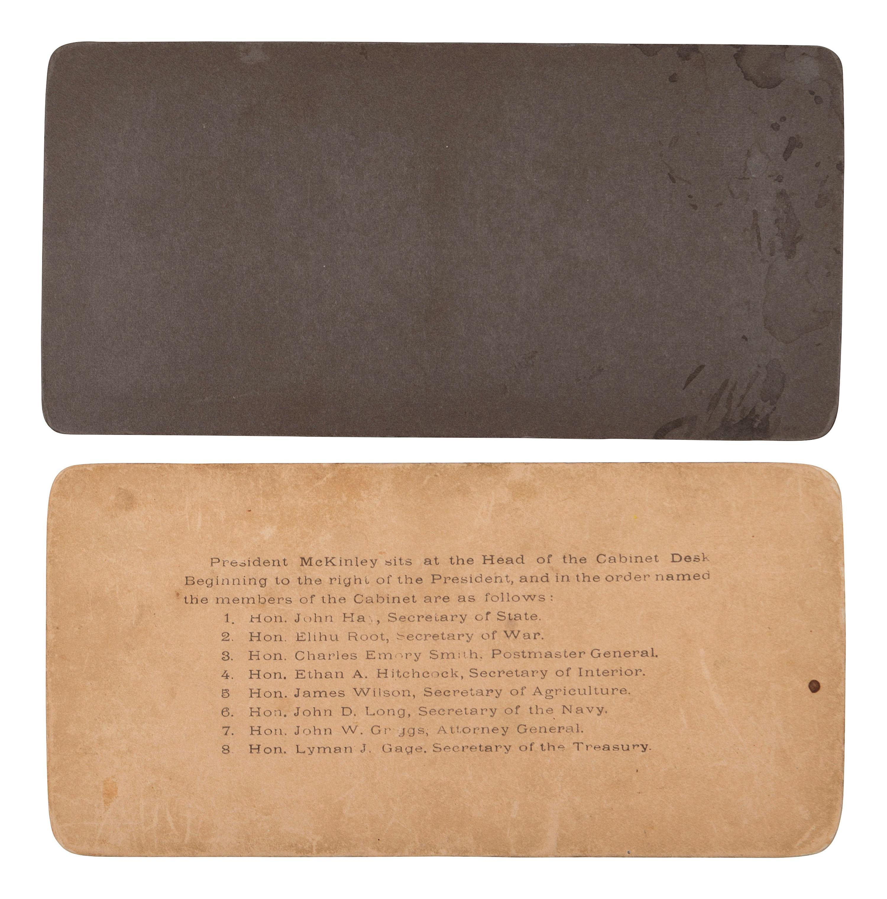 [PRESIDENTS]. A group of photographs and real photo postcards featuring Presidents Theodore Roosevelt, William McKinley, and Calvin Coolidge, comprising: