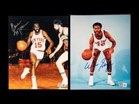 A Group of Basketball Hall of Fame Signed Autograph Items (Beckett Authentication Services Certified),