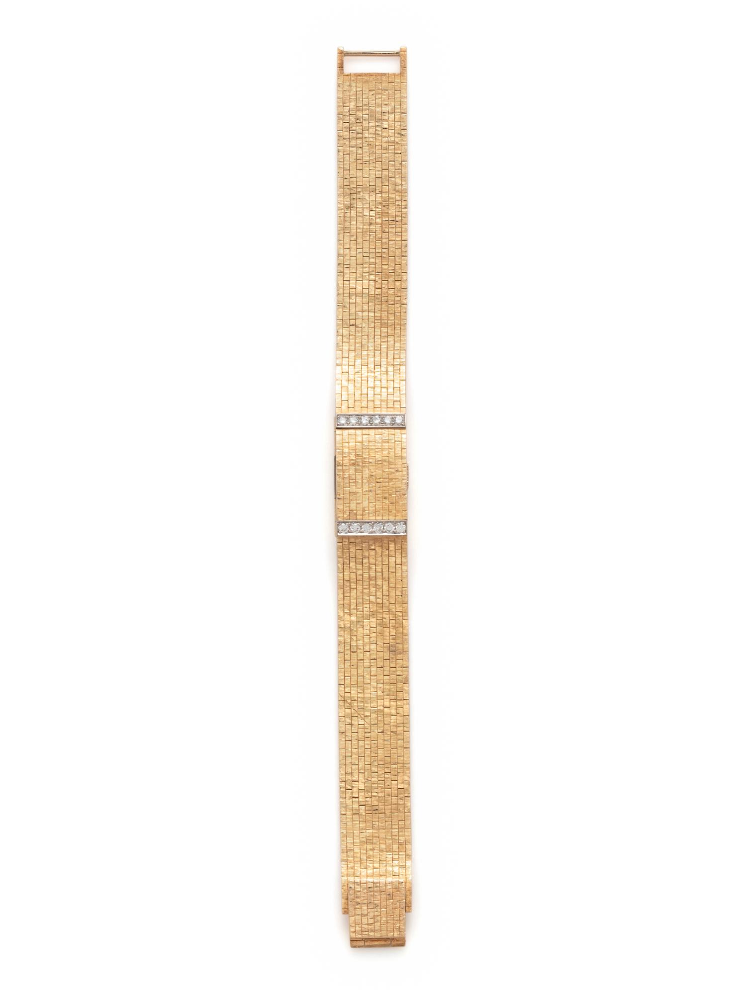 TIFFANY & CO., 14K YELLOW GOLD AND DIAMOND SURPRISE WATCH