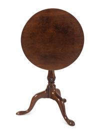 A George III Mahogany Tilt-Top Table