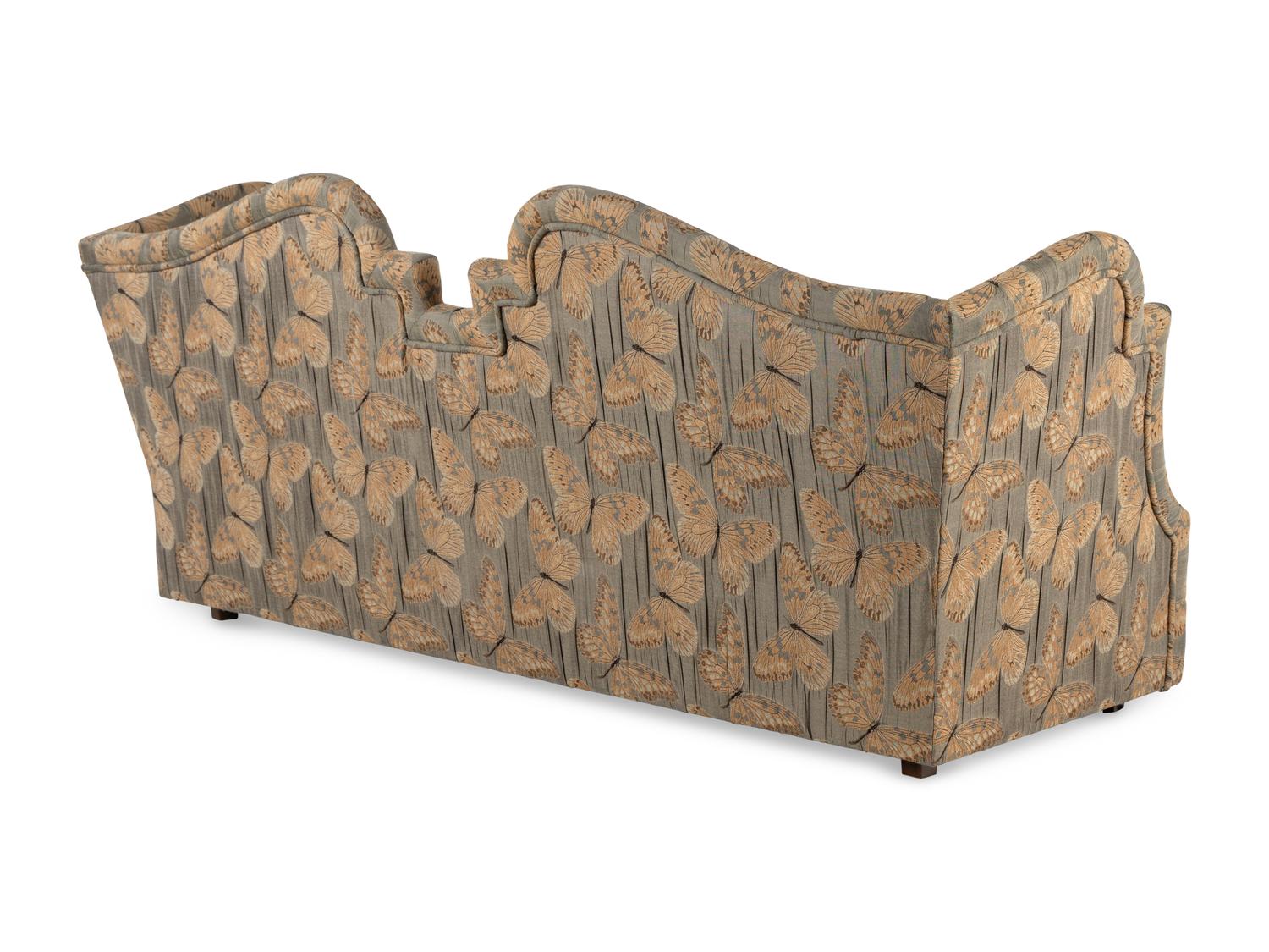 A Pair of Custom Serpentine-Form Sofas