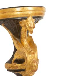 Two Regency Carved Giltwood Articles