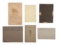 [EARLY PHOT.] 6 photos owned or taken by Nicholson, incl. criminal "Blinky" Morgan & Native subject
