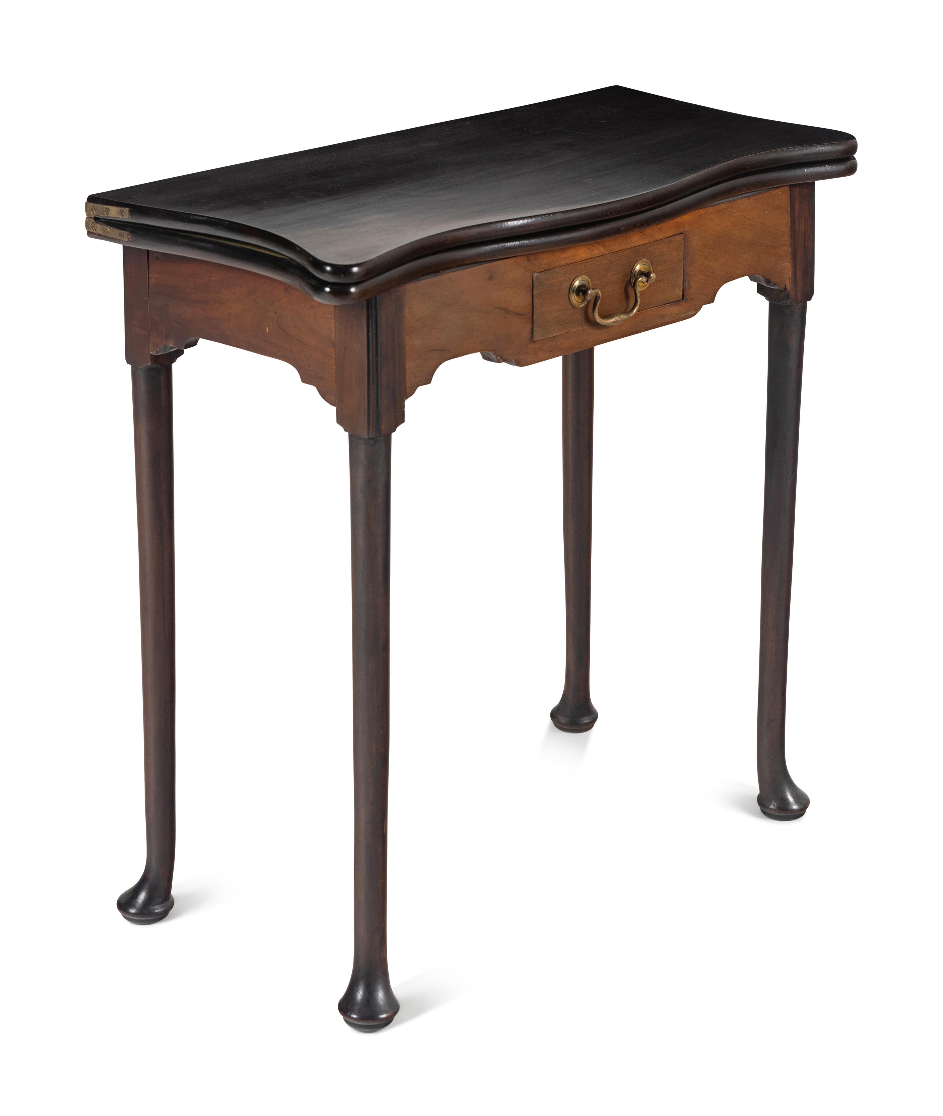 A George III Mahogany Flip-Top Game Table