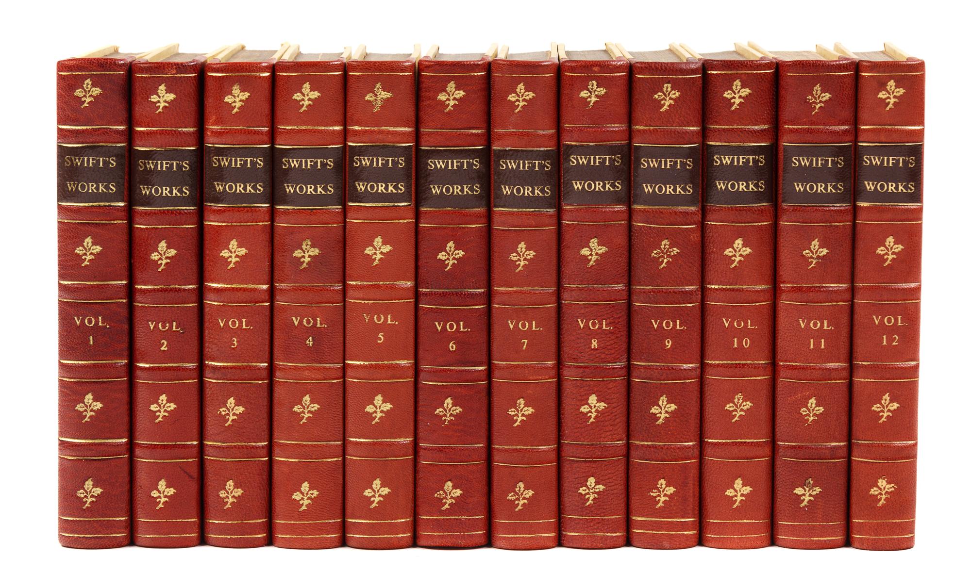 SWIFT, Jonathan (1667-1745). Works. London: Printed for J. Johnson and others, 1803.