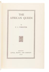 FORESTER, Cecil Scott (1899-1966). The African Queen. Boston: Little, Brown, and Company, 1935.