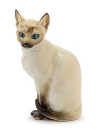 A Ceramic Figure of a Cat