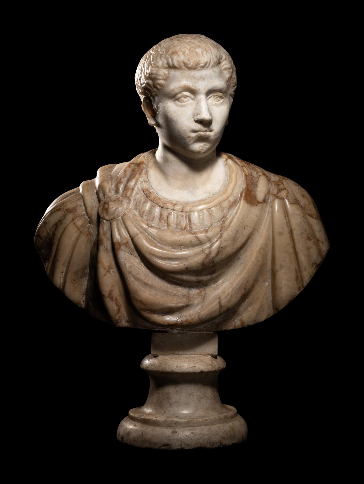 A Roman Marble Portrait Head of a Youth
