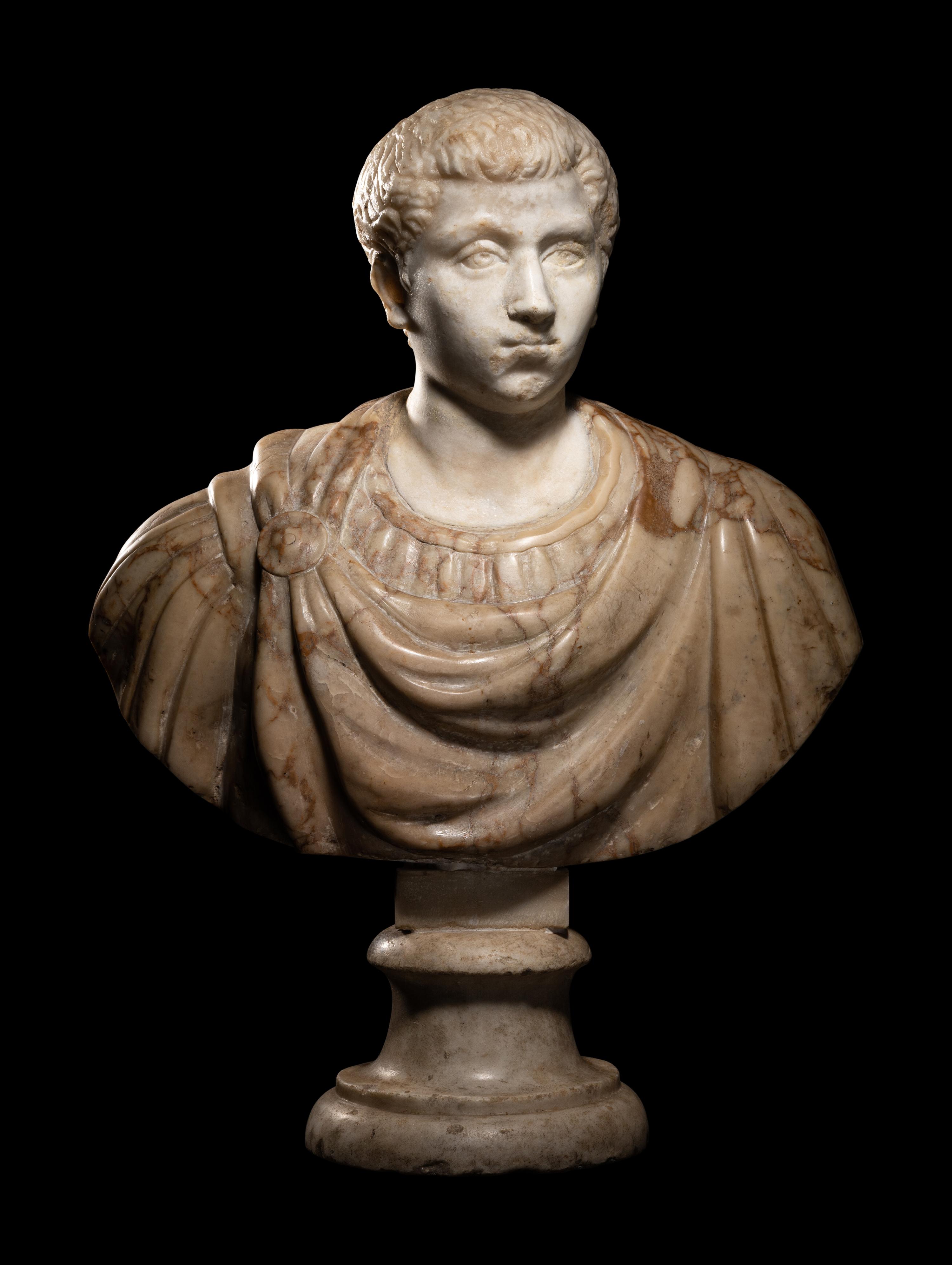 A Roman Marble Portrait Head of a Youth
