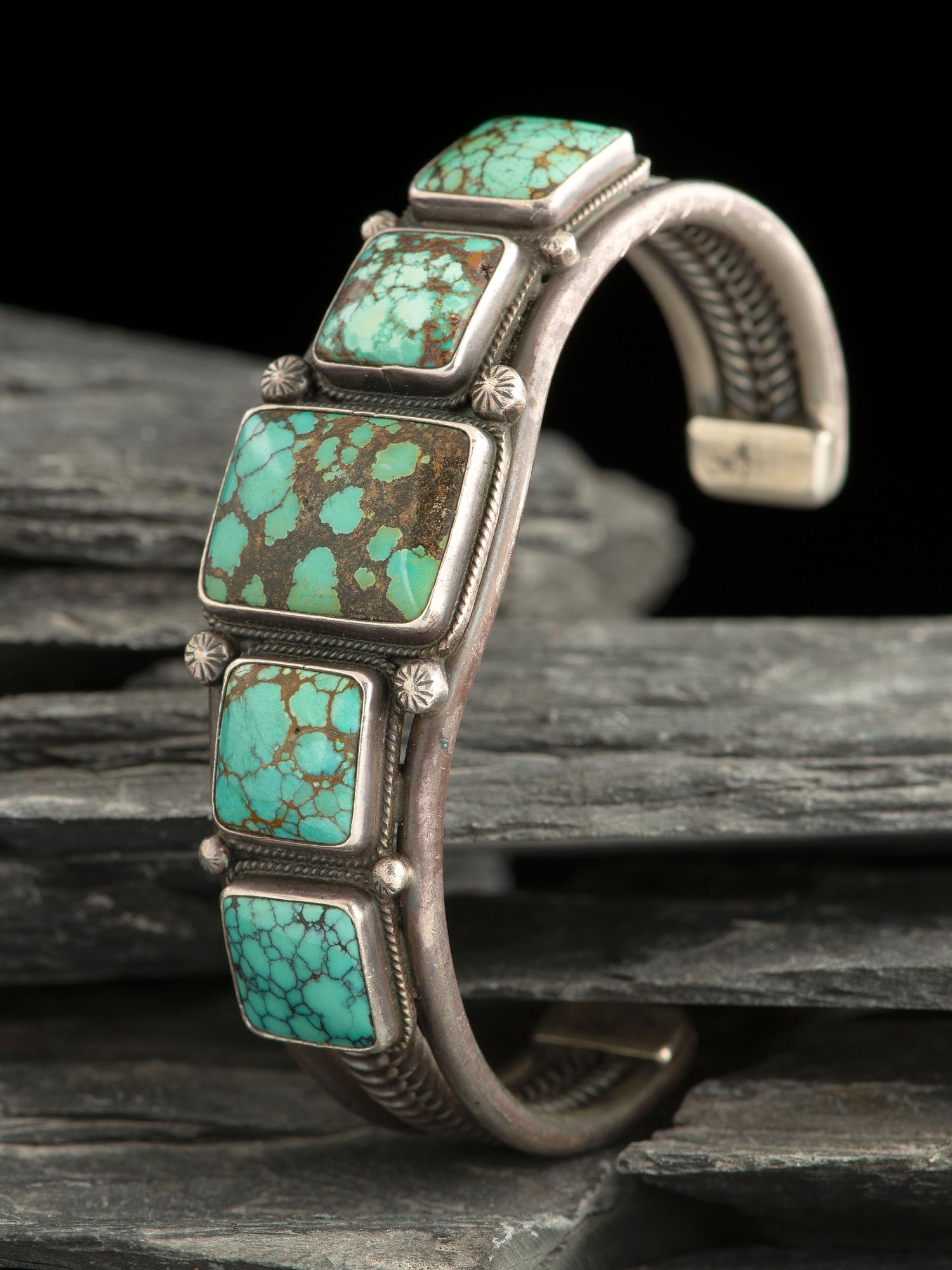 Sterling Silver and Turquoise Cuff Bracelet