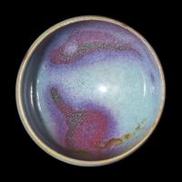 A Chinese Junyao Bubble Bowl, Jin/Yuan Dynasty 金/元 鈞窯紫斑碗