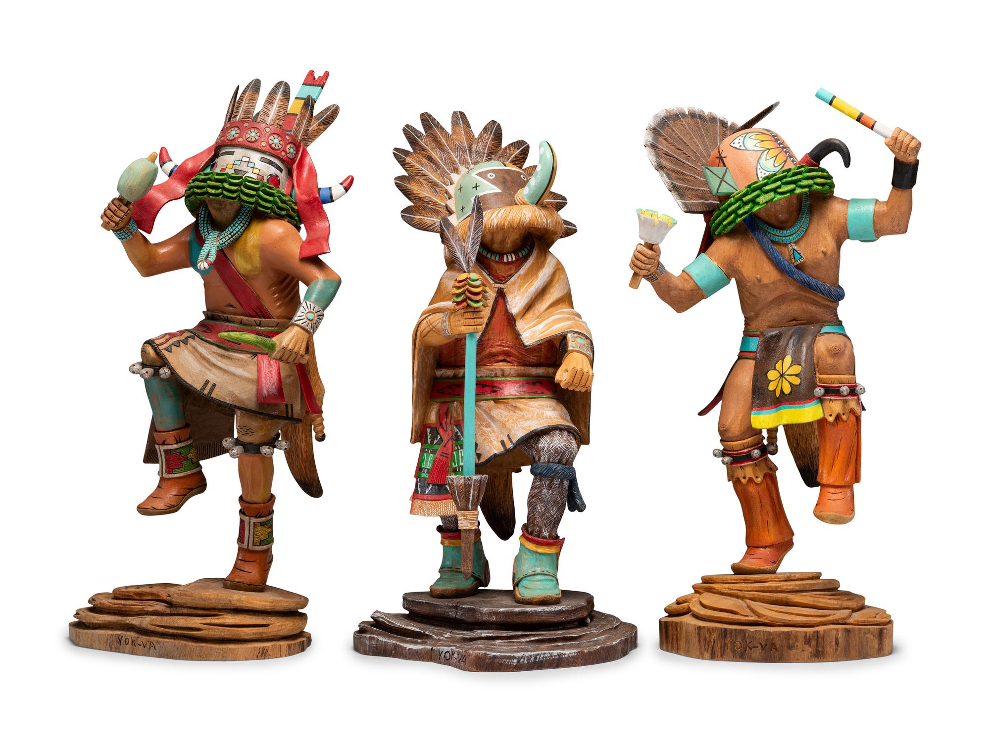 Katsinas, Gambler Corn, Green God, and Supai