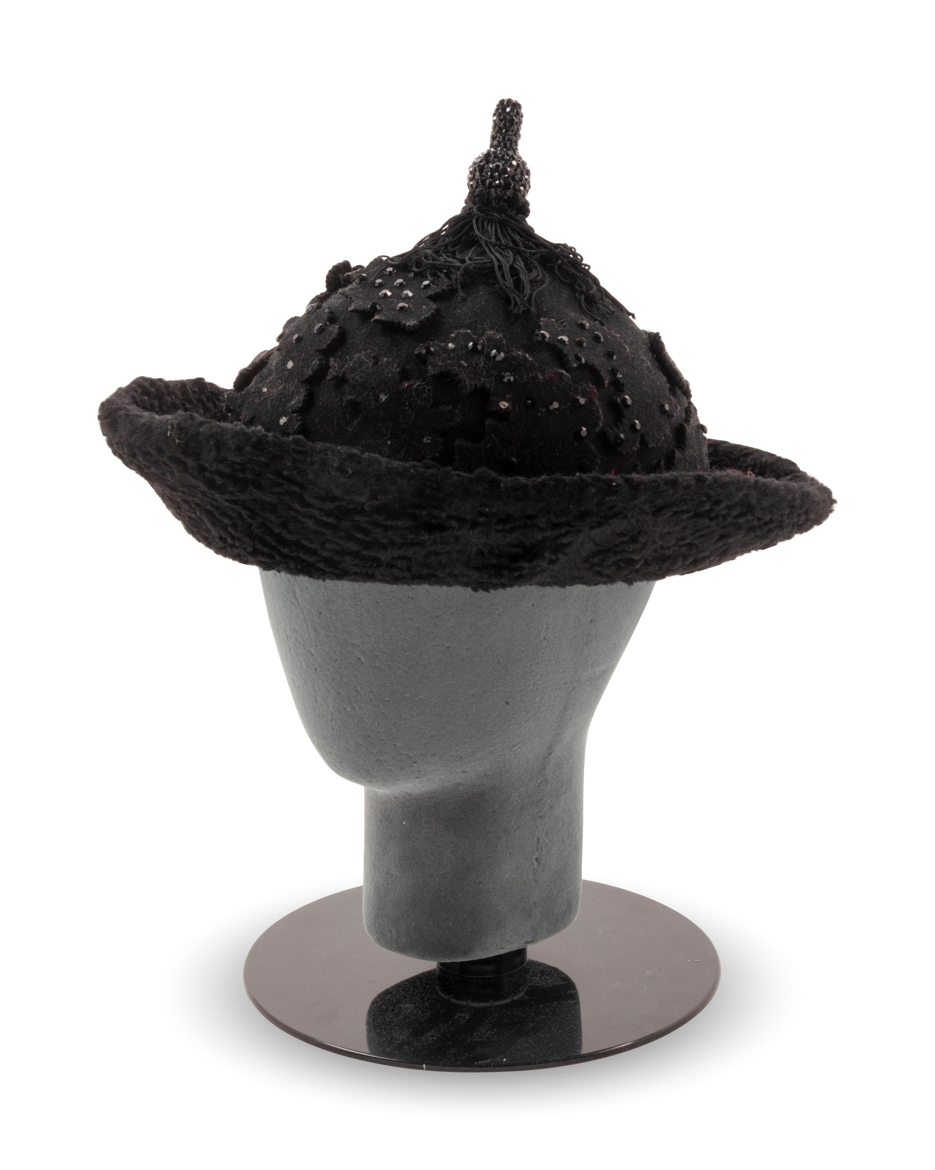 Two Oscar de la Renta Hats and One Sarli Hat, 1980-2000s