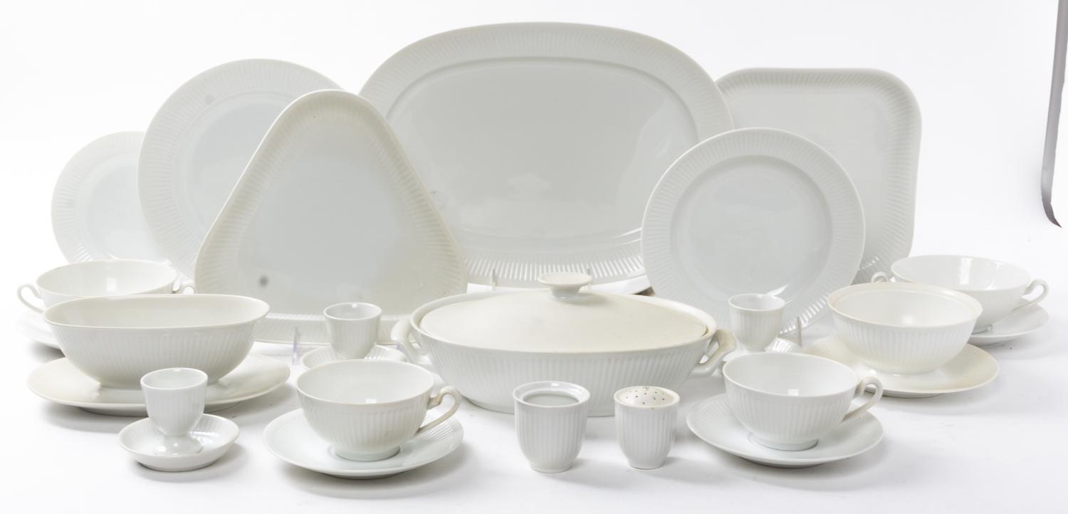 A Royal Copenhagen Porcelain Dinner Service Diameter of dinner plate 9 7/8 inches. — SECOND HALF 20TH CENTURY