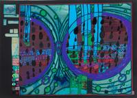 Friedensreich Hundertwasser, (Austrian, 1928-2000), Look at it on a Rainy Day (Regentag Portfolio), 1971-72