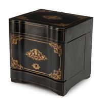 A Napoleon III Boulle-Inlaid and Ebonized Cave à Liqueur — 19TH CENTURY