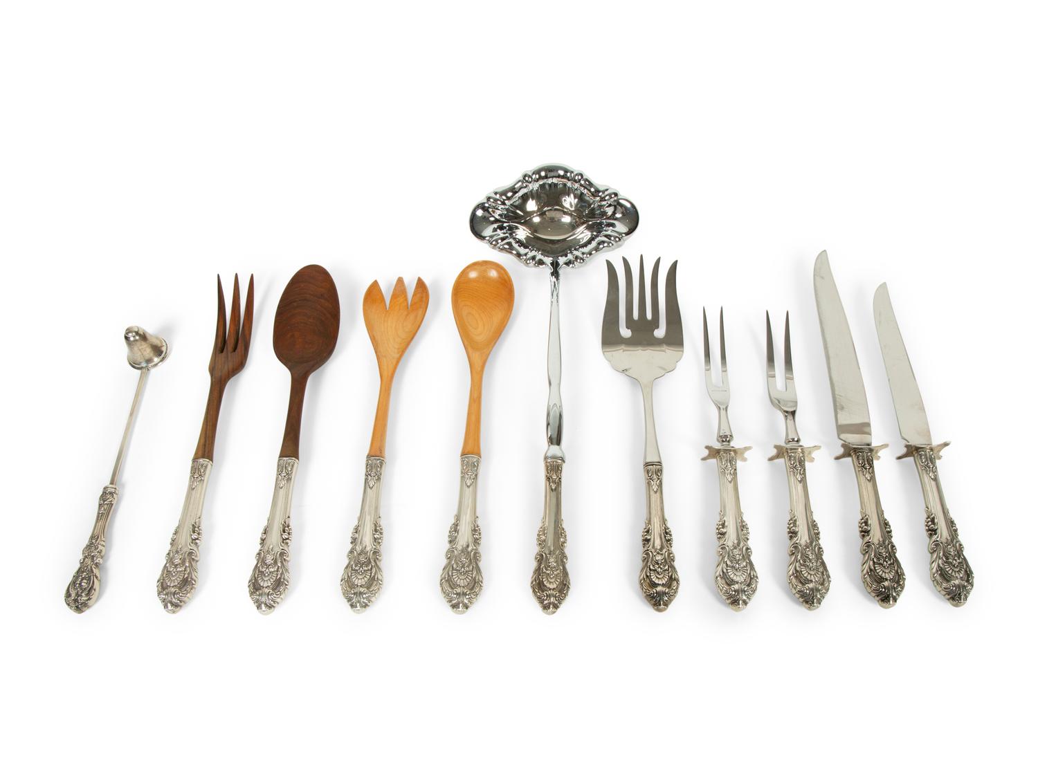 An American Silver Flatware Service — R. Wallace and Sons Mfg. Co., CT