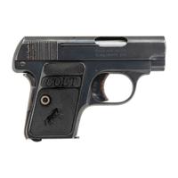 **Colt Model 1908 Hammerless .25 Vest Pocket Pistol