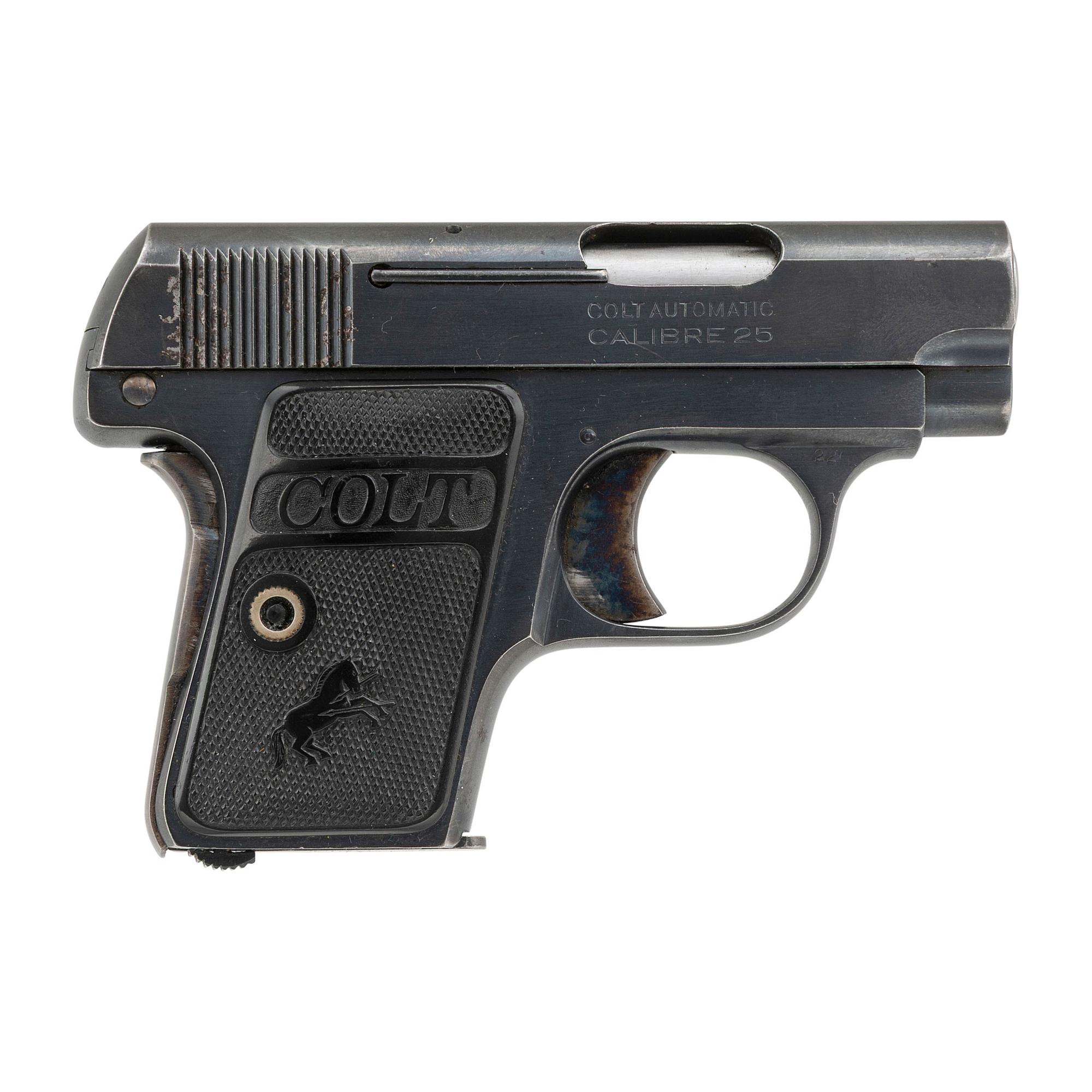 **Colt Model 1908 Hammerless .25 Vest Pocket Pistol