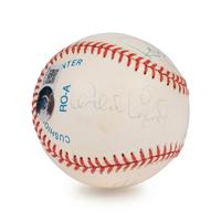 A Nolan Ryan, George Brett, Robin Yount and Orlando Cepeda 1999 Hall of Fame Signed Autograph Baseball (Beckett Authentication Services Letter)