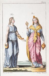(COSTUME) A bound collection of 27 hand-colored engraved plates.