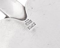 A Georg Jensen Silver Crumb Scoop and Pastry Server