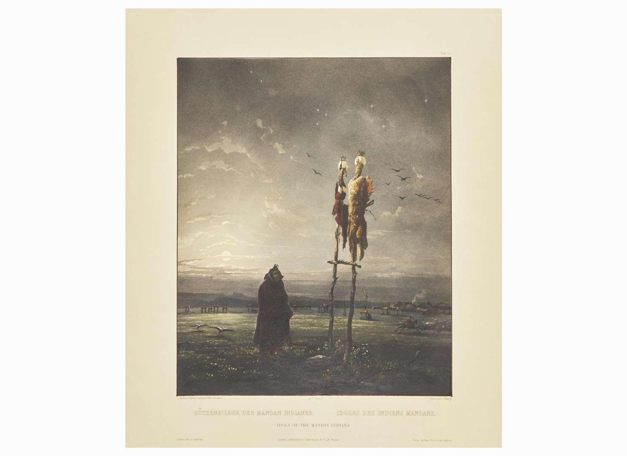 [Native-Americana] Bodmer, Karl: Gotzenbilder der Mandan Indianer...Idols of the Mandan Indians