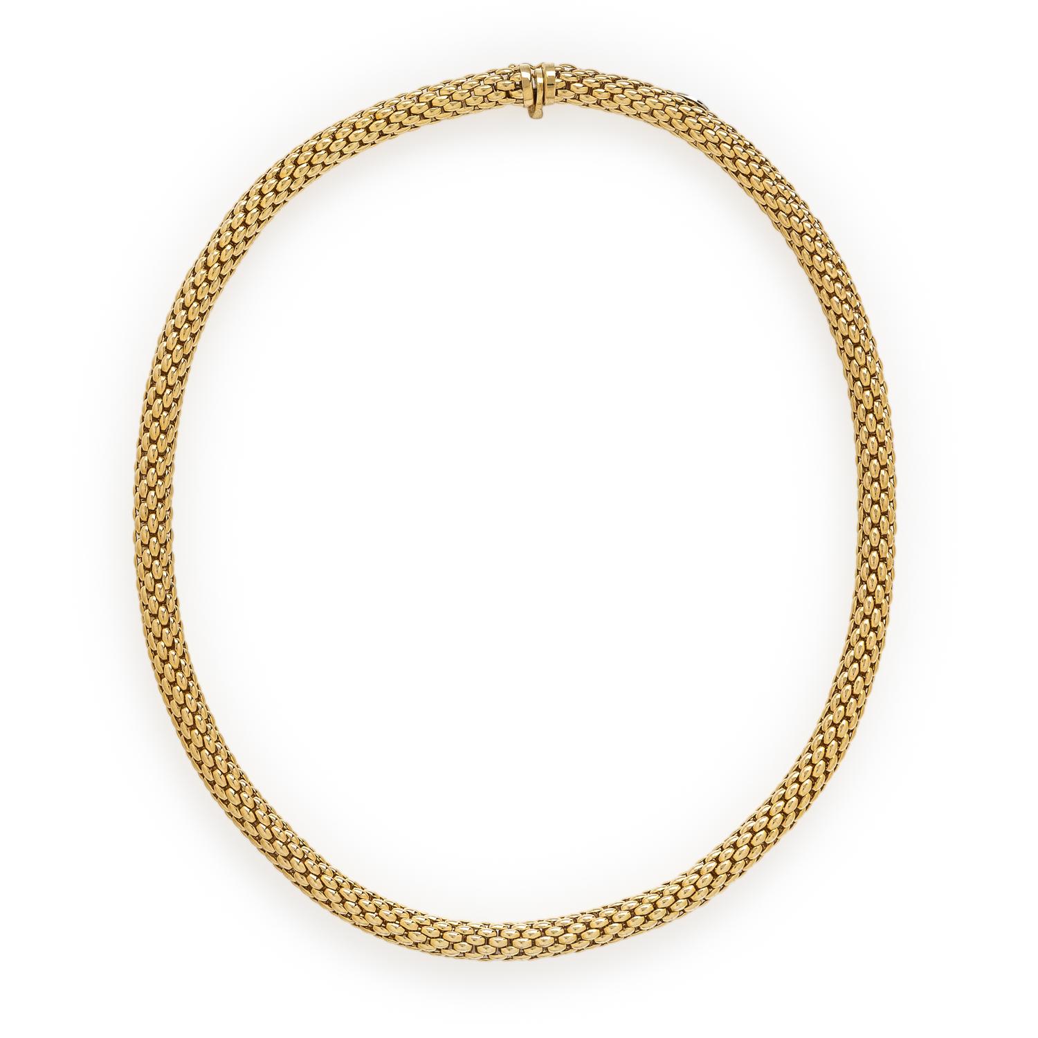 Fope, Collection of Yellow Gold Convertible Necklaces and Bracelet