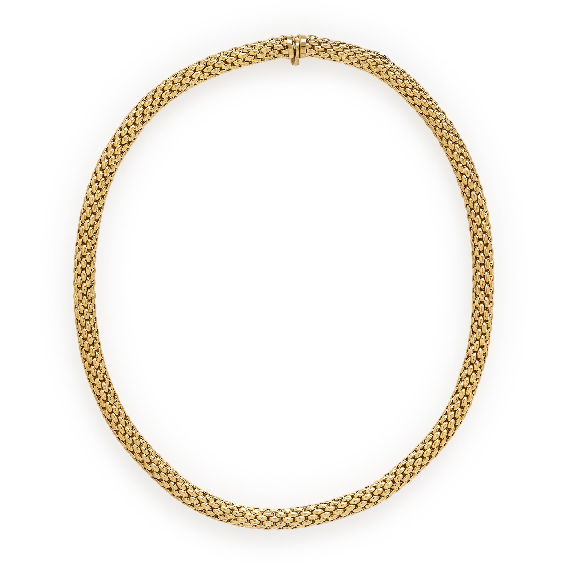 Fope, Collection of Yellow Gold Convertible Necklaces and Bracelet
