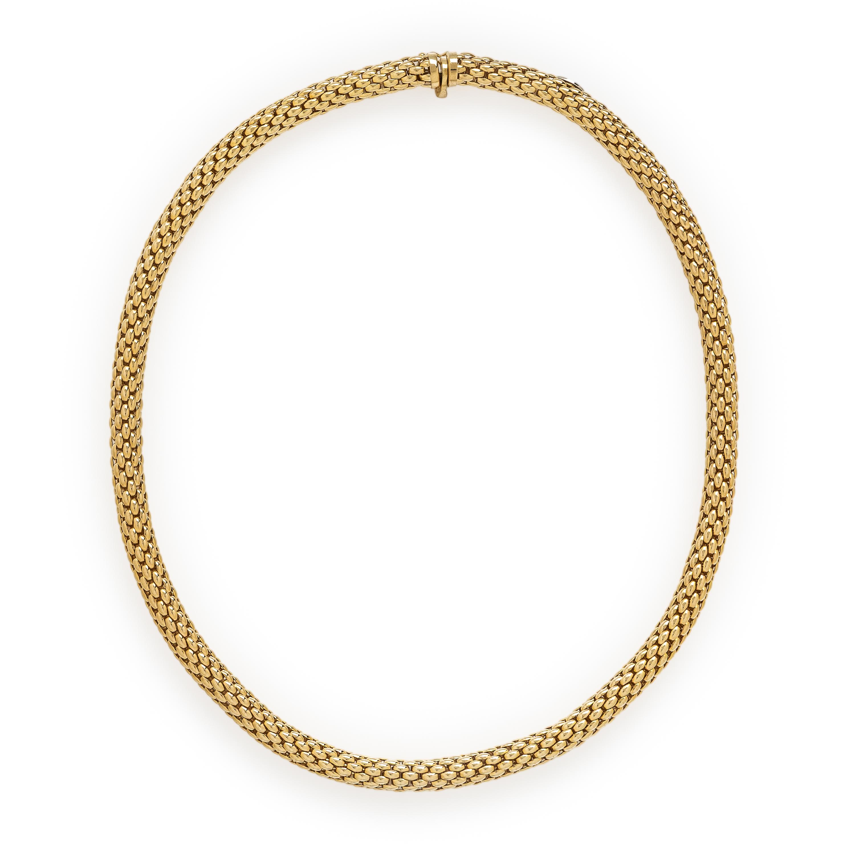 Fope, Collection of Yellow Gold Convertible Necklaces and Bracelet