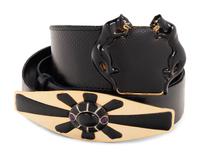 Two Judith Leiber Belts