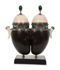 An Anthony Redmile Coco de Mer Tea Caddy