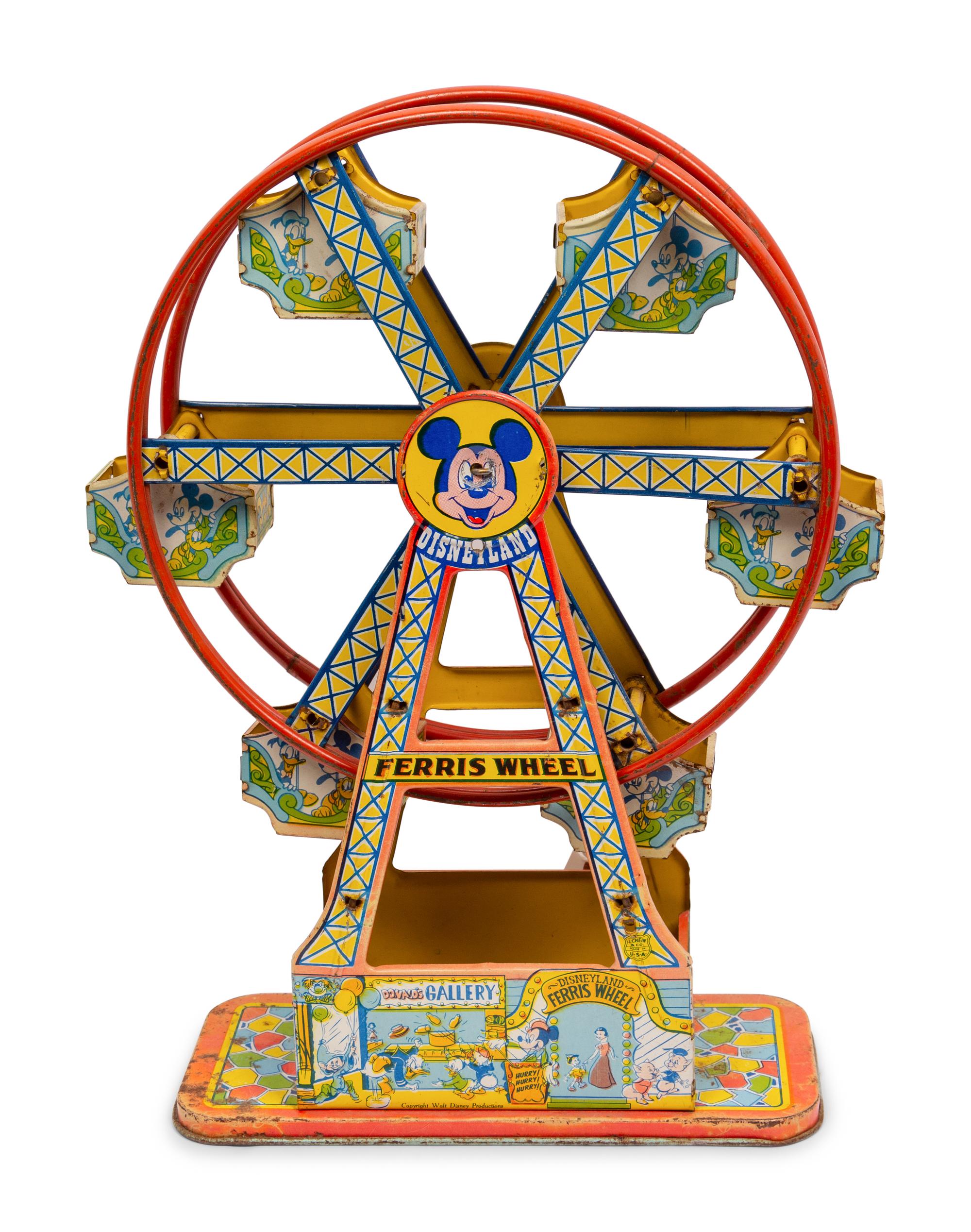 A Chein Tin Lithographed Disney Ferris Wheel