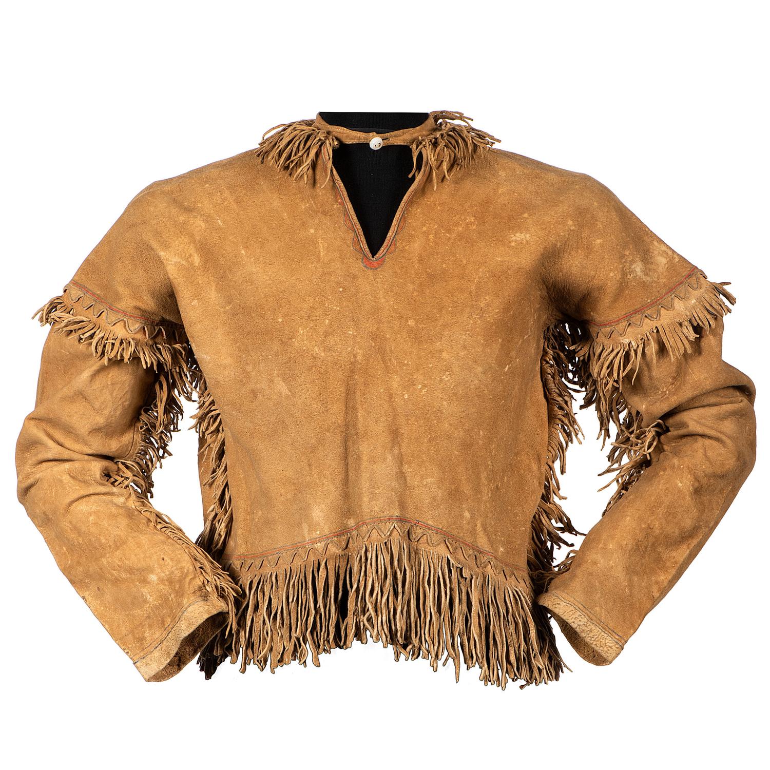 Apache Painted Hide Shirt